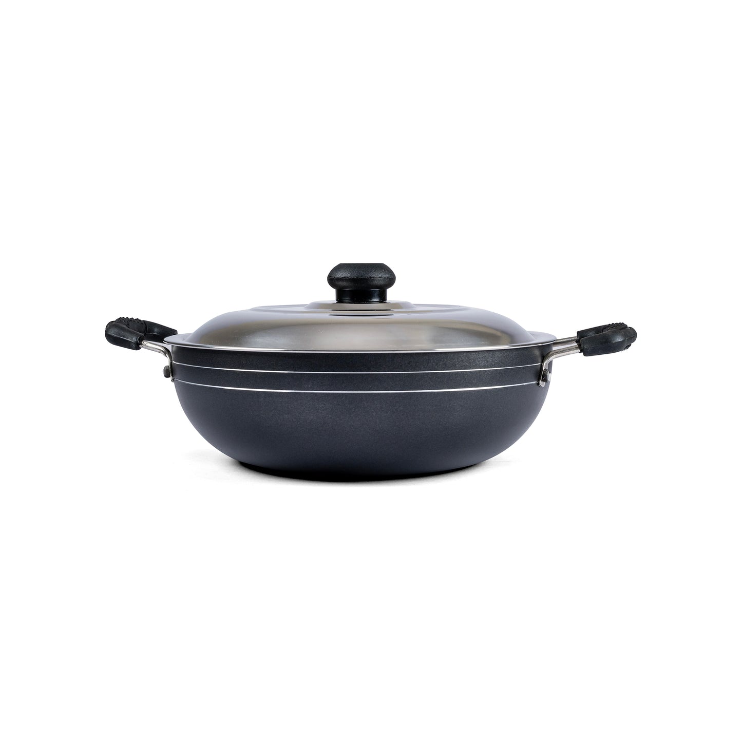 Deep Kadai with Steel Lid – 2.6mm