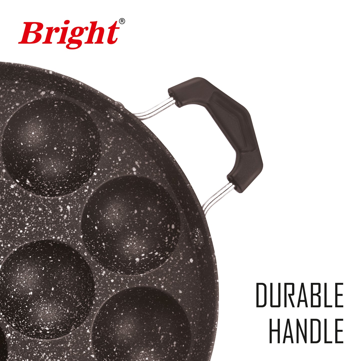 Appam Patra with Steel Lid – 12 Cavity