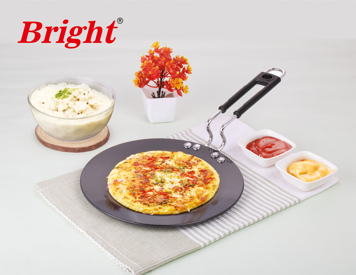 Concave Tawa - Roti Tawa - Induction base - Hard-Anodised - 4mm