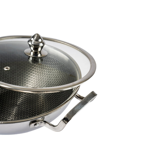 Deep Kadai -  Tri-Ply - Hexa Series - 3.5mm