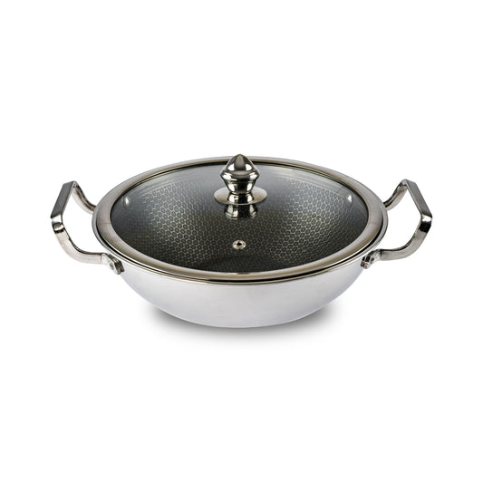 Deep Kadai -  Tri-Ply - Hexa Series - 3.5mm