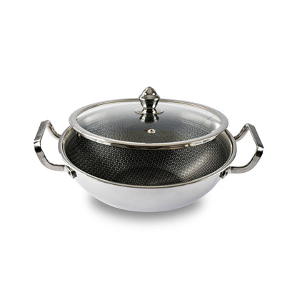 Deep Kadai -  Tri-Ply - Hexa Series - 3.5mm